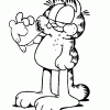 Desenhos para colorir Garfield 07