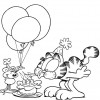 Desenhos para colorir Garfield 24