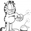 Desenhos para colorir Garfield 30