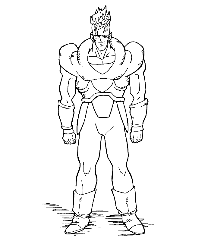 PABLO Drawing - Goku ssj god/ Deus ssj Preto e branco. Desenho