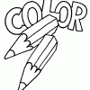 Lápis de cor desenho colorir