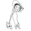 Desenho colorir Betty Boop 018
