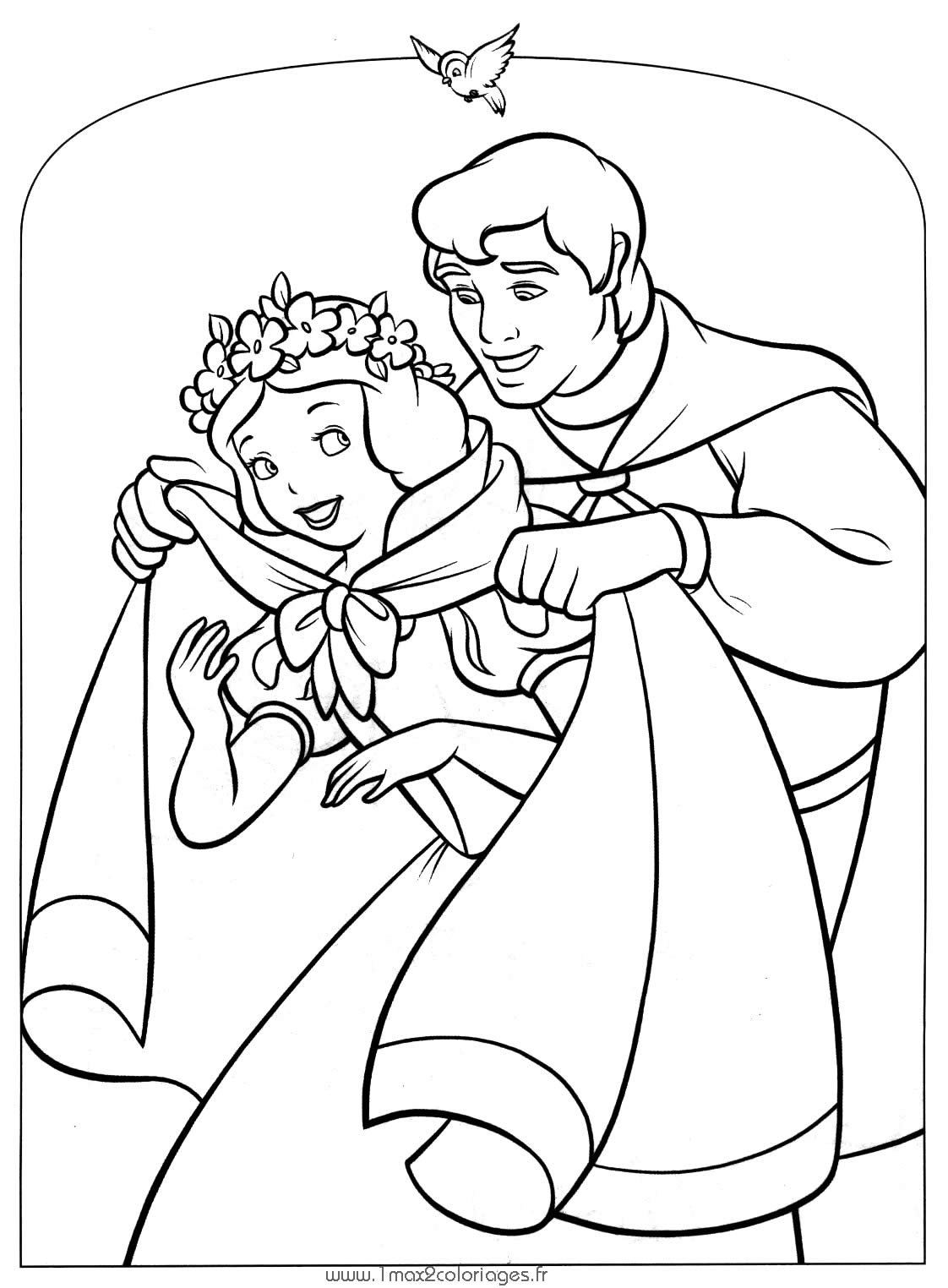 Desenhos para imprimir, colorir e pintar Princesas Disney