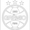 Desenho imprimir e colorir Grêmio