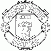 Desenho imprimir e colorir Manchester United