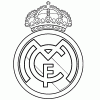 Desenho imprimir e colorir Real Madrid