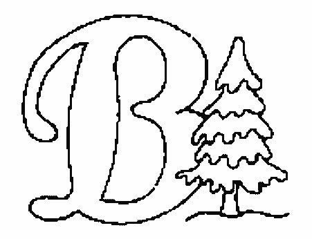 Alfabeto de Natal - Letra B