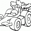Desenhos para colori de Carros de Corrida 03