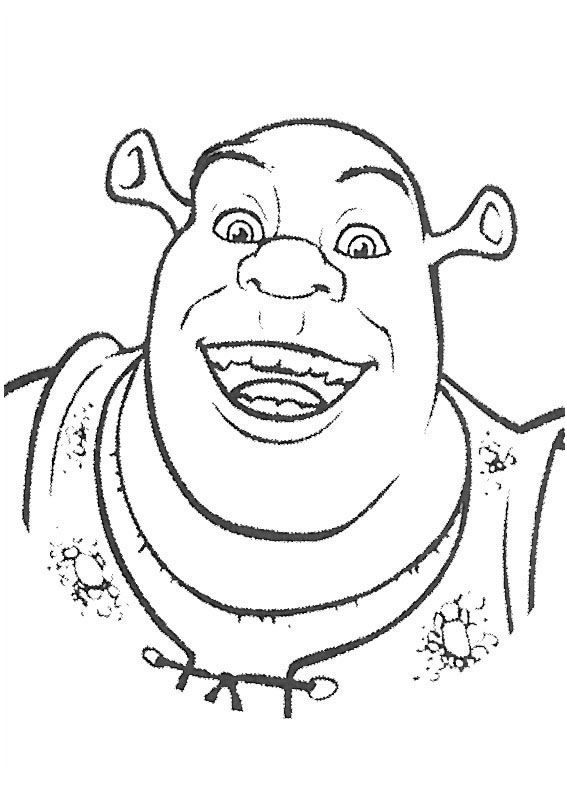Desenho colorir Shrek 20