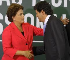 Fernando Haddad e Dilma Housseff