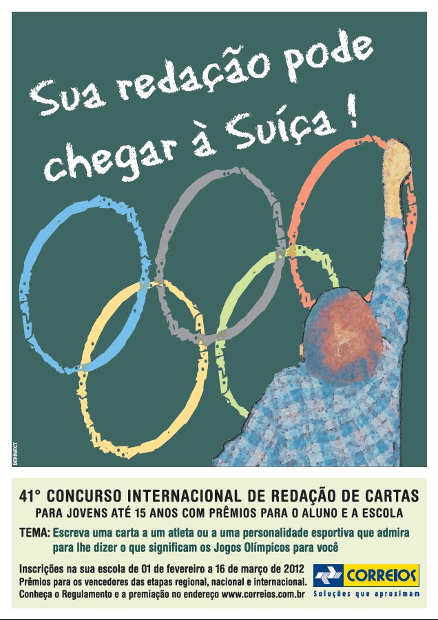 Cartaz oficial do 41º Concurso Internacional de Redação de Cartas