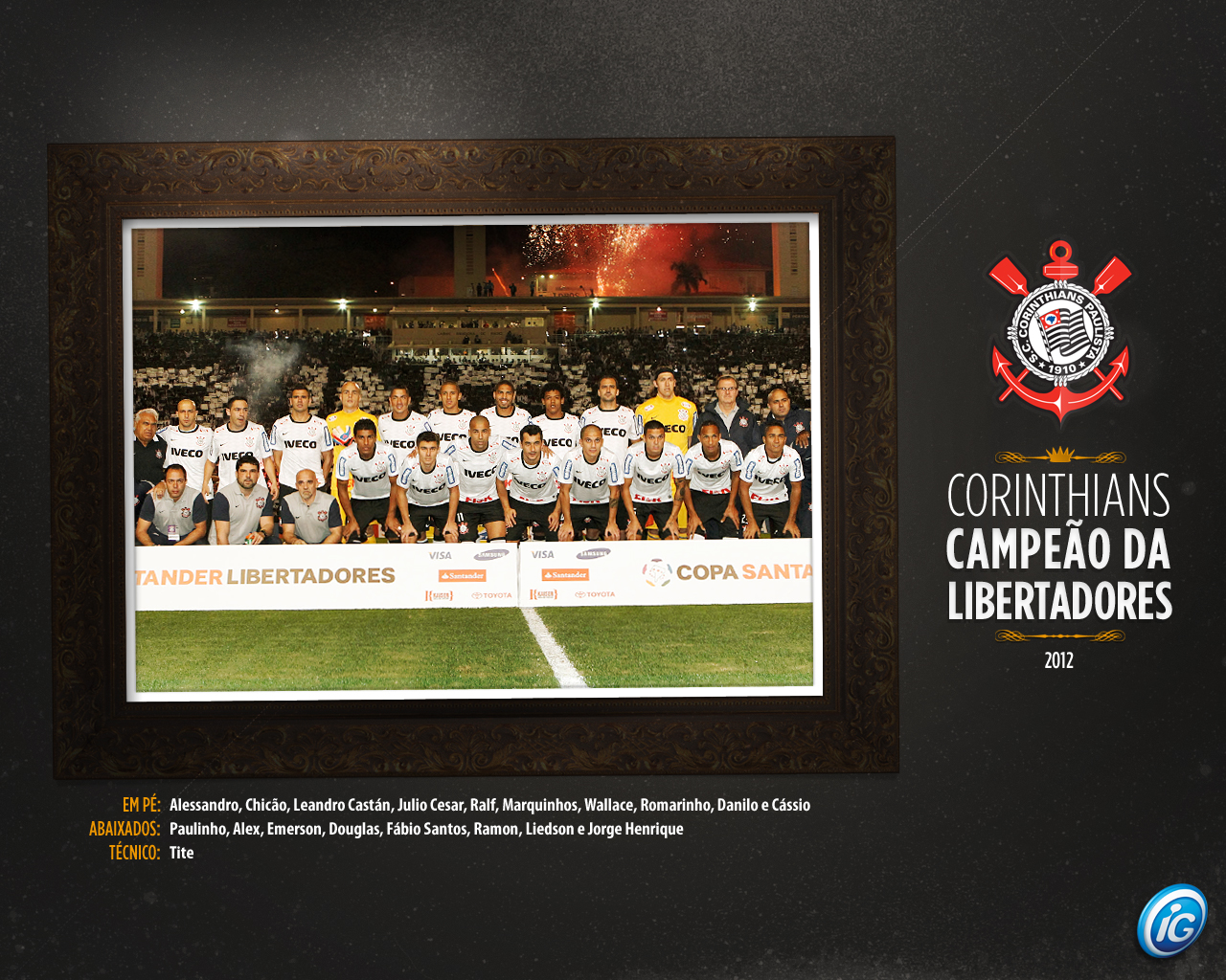 Wallpaper Corinthians Campeão da Libertadores 2012 - 10