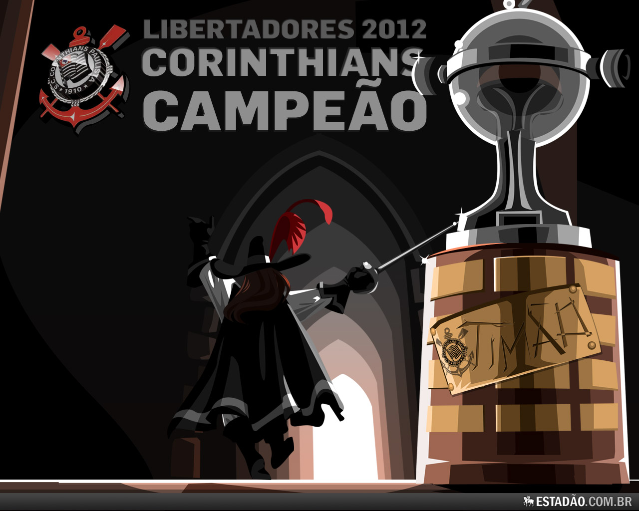 Wallpaper Corinthians Campeão da Libertadores 2012 - 14