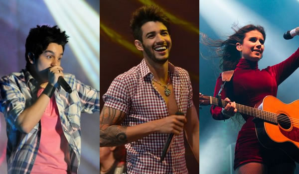 Luan Santana, Gusttavo Lima e Paula Fernandes comandam a festa no "Caldas Country Show"