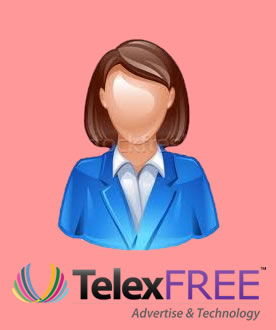 Mulher divulgadora TelexFREE