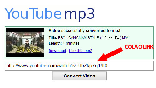 Download MP3 para computador via Youtube