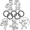 Desenho colorir Olimpíadas Rio 2016 17