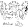 Desenho colorir Olimpíadas Rio 2016 20