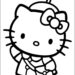 Hello Kitty para colorir 02
